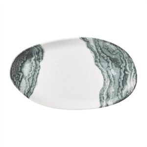 Churchill Tide Organic Platters Black 260x150mm (6 Pack)