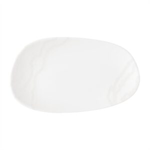 Churchill Tide Organic Oblong Plates White Opal 220x130mm (12 Pack)