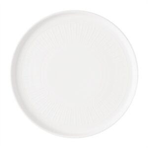 Churchill Era Walled Plates White 260mm (6 Pack)