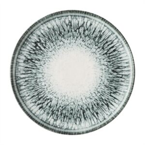 Churchill Inked Lumé Walled Plates Black 157mm (6 Pack)
