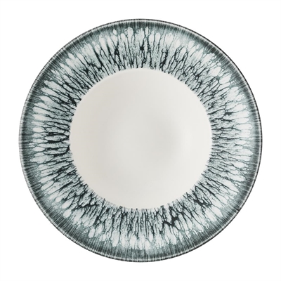 Churchill Inked Lumé Wide Rim Bowls Black 240mm (12 Pack)
