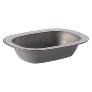 Utopia Vintage Steel Pie Dishes 160x120mm (6 Pack)