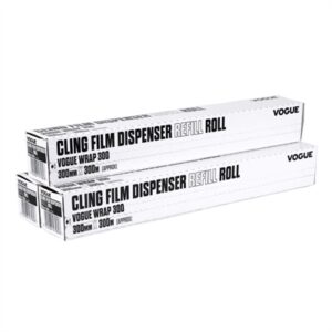 Vogue Wrap300 Cling Film Refills 300mm x 300m (3 Pack)
