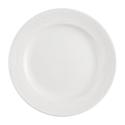 Churchill Inked Elements Profile Rimmed Plates Ice 261mm (12 Pack)