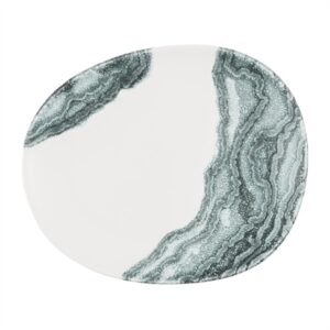 Churchill Inked Tide Opal Plates Black 185mm (12 Pack)