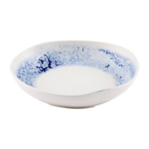 Churchill Inked Fresco Natural Walled Bowls Blue 250mm (6 Pack)
