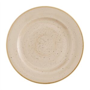 Churchill Stonecast Profile Rimmed Plates Nutmeg Cream 305mm (12 Pack)
