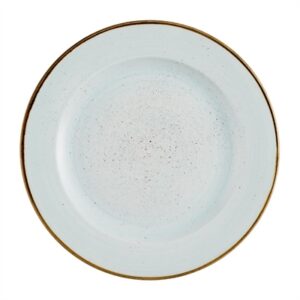 Churchill Stonecast Profile Rimmed Plates Duck Egg Blue 276mm (12 Pack)
