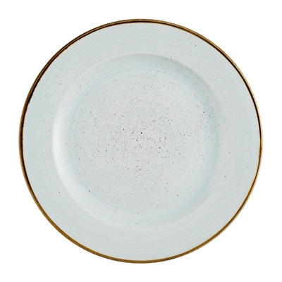 Churchill Stonecast Profile Rimmed Plates Duck Egg Blue 276mm (12 Pack)