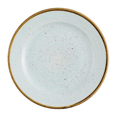 Churchill Stonecast Profile Rimmed Plates Duck Egg Blue 170mm (12 Pack)