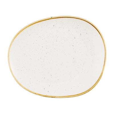 Churchill Stonecast Opal Plates Barley White 280mm (12 Pack)