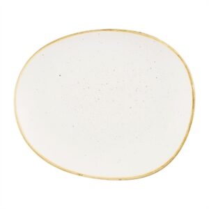 Churchill Stonecast Opal Plates Barley White 185mm (12 Pack)
