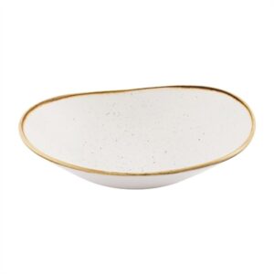 Churchill Stonecast Opal Bowls Barley White 230mm (12 Pack)