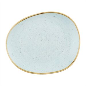 Churchill Stonecast Opal Plates Duck Egg Blue 260mm (12 Pack)
