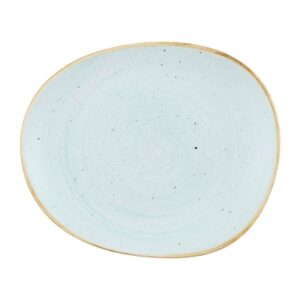 Churchill Stonecast Opal Plates Duck Egg Blue 185mm (12 Pack)