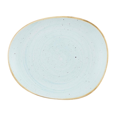 Churchill Stonecast Opal Plates Duck Egg Blue 185mm (12 Pack)