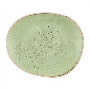 Churchill Stonecast Opal Plates Sage Green 185mm (12 Pack)