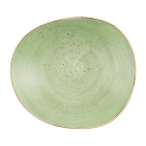 Churchill Stonecast Opal Bowls Sage Green 230mm (12 Pack)