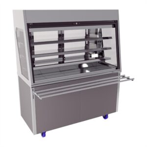 CED Glide Multideck Display Fridge with Shutter and Trayslide 4x GN 1/1