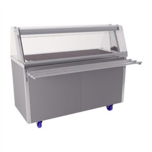 CED Glide Ceran Top Hot Cupboard, Gantry and Trayslide 4x GN 1/1