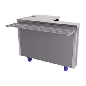CED Glide Left Handed Cashier Counter with Trayslide