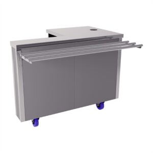 CED Glide Right Handed Cashier Counter with Trayslide
