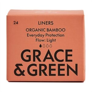 Grace & Green Organic Bamboo Liners (24 Pack)