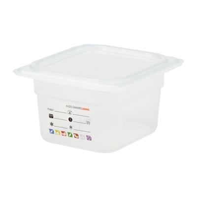 Cambro Safetrak IML Polypropylene Food Storage Container 1/6 GN 100mm