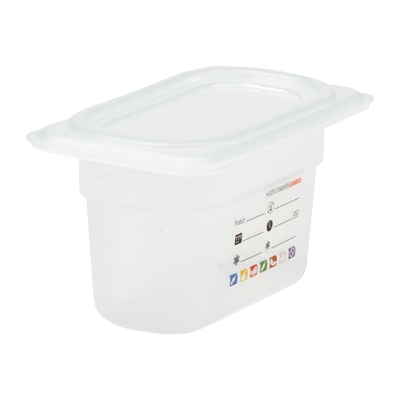 Cambro Safetrak IML Polypropylene Food Storage Container 1/9 GN 100mm