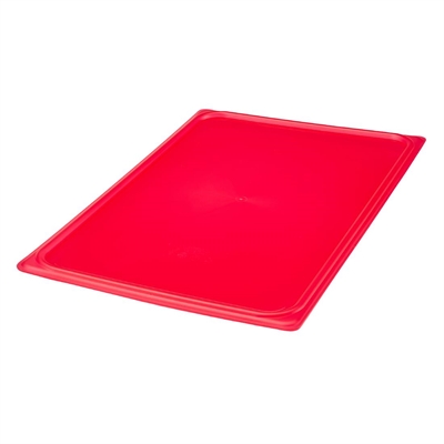 Cambro Safetrak IML Polypropylene Seal Lid Red 1/1 GN