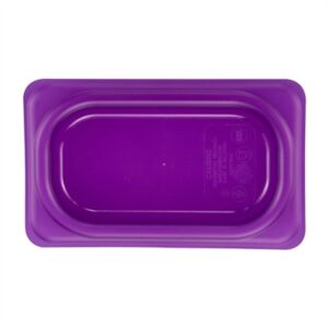 Cambro Safetrak IML Polypropylene Seal Lid Purple 1/9 GN