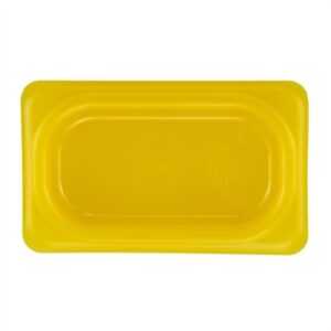 Cambro Safetrak IML Polypropylene Seal Lid Yellow 1/9 GN