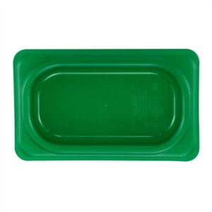 Cambro Safetrak IML Polypropylene Seal Lid Green 1/9 GN