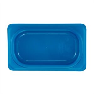 Cambro Safetrak IML Polypropylene Seal Lid Blue 1/9 GN