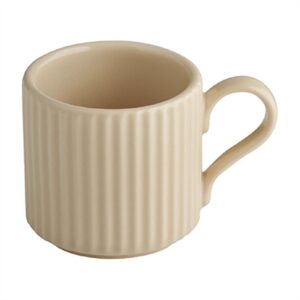 APS THE GRID Porcelain Espresso Cups Sand 80ml (6 Pack)