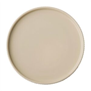 APS THE GRID Porcelain Plates Sand 200mm (6 Pack)