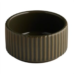 APS THE GRID Porcelain Bowls Brown 70ml (6 Pack)