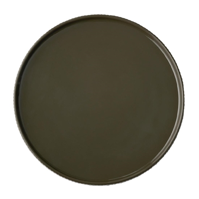 APS THE GRID Porcelain Plates Brown 260mm (3 Pack)