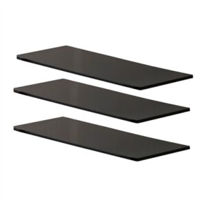 WNK Acrylic Inserts for 3-Tier Cake Stand Black (3 Pack)