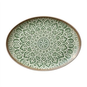 Heart & Soul Soulmate Jade Oval Coupe Plates 320x235mm (6 Pack)
