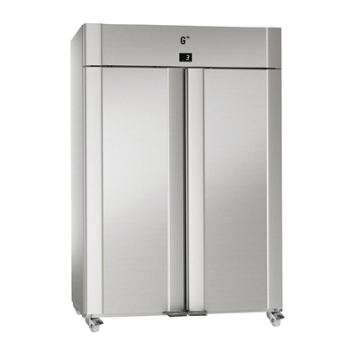 Gram Professional Double Door Fridge Stainless Steel Maxi C1400