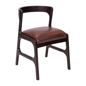 Copenhagen Dining Chairs in Dark Walnut & Bison Espresso (6 Pack)