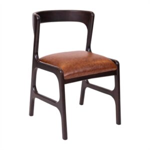 Copenhagen Dining Chairs in Dark Walnut & Bison Tan (6 Pack)