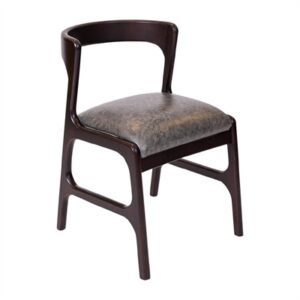 Copenhagen Dining Chairs in Dark Walnut & Bison Smoke (6 Pack)