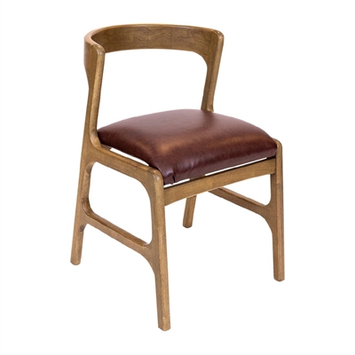 Copenhagen Dining Chairs in Weathered Oak & Bison Espresso (6 Pack)