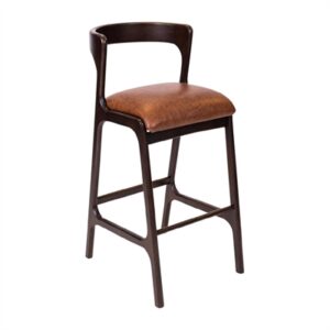Copenhagen Bar Chair in Dark Walnut & Bison Tan (6 Pack)