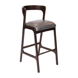 Copenhagen Bar Chair in Dark Walnut & Bison Smoke (6 Pack)