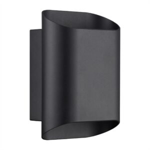 Nordlux Nico 22 Round Maxi Wall Light Black