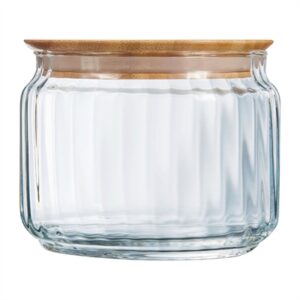 Luminarc Nova Jars with Bamboo Lids 500ml (6 Pack)