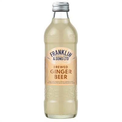 Franklin & Sons Brewed Ginger Beer 275ml (12 Pack)
